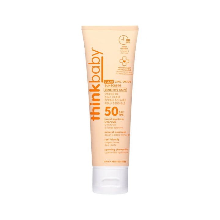 Baby SPF 50+ Baby Clear Zinc Sunscreen for Sensitive Skin