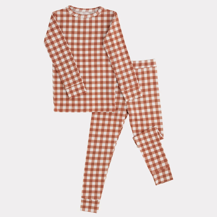 2 Piece Bamboo Set- Gingham