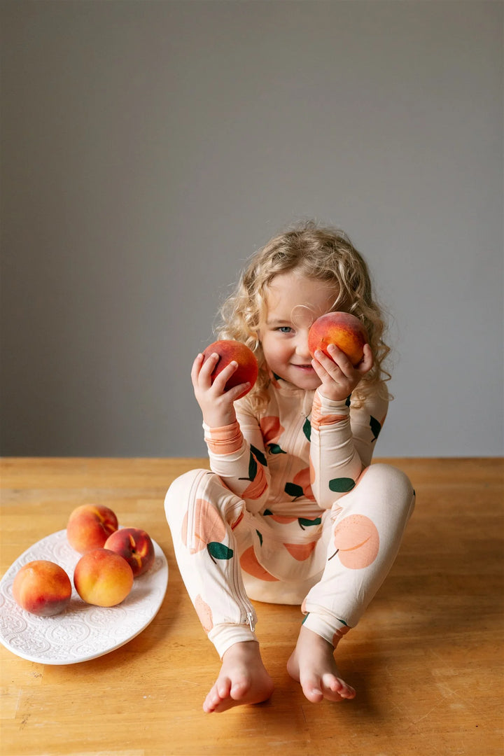 Peachy Keen Bamboo Footless Sleeper