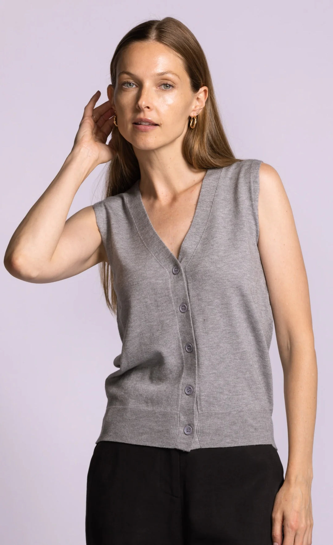 Calvert Top- Grey