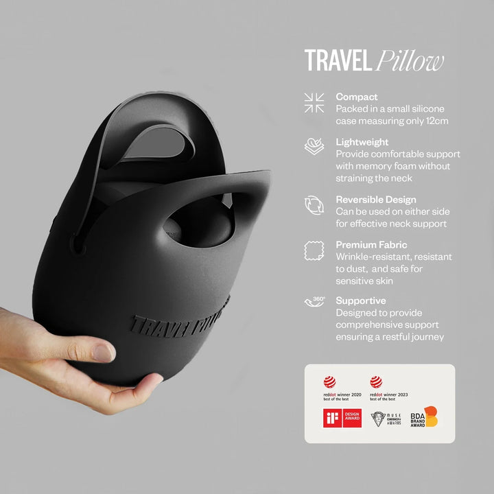 Travel Pillow - Black