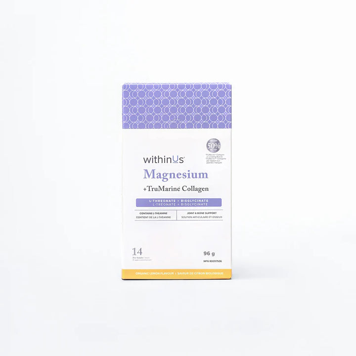 Magnesium L-Threonate + TruMarine® Collagen Sticks - LEMON