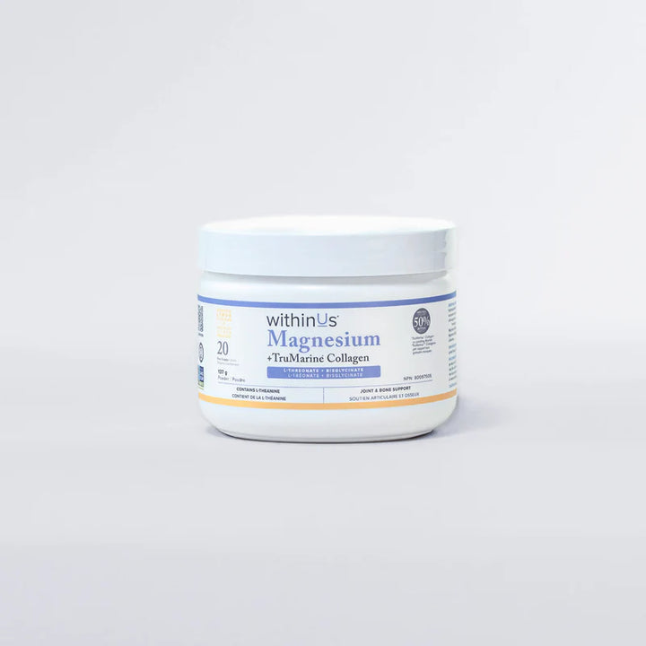 Magnesium L-Threonate + TruMarine® Collagen Jar - LEMON