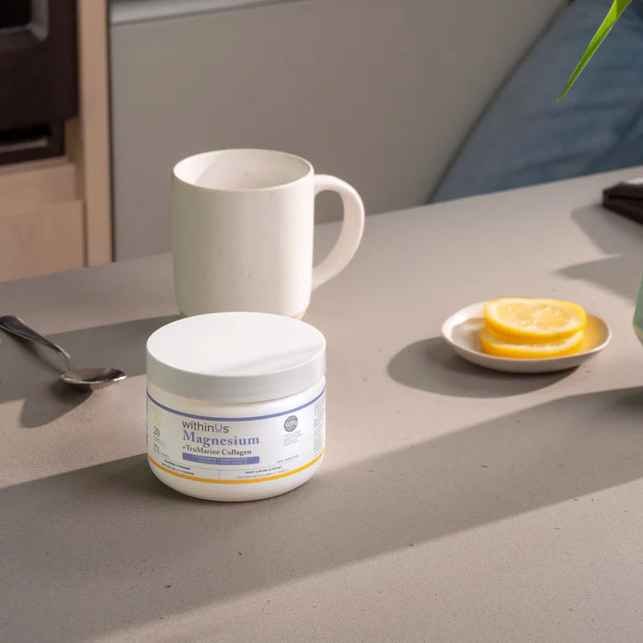 Magnesium L-Threonate + TruMarine® Collagen Jar - LEMON