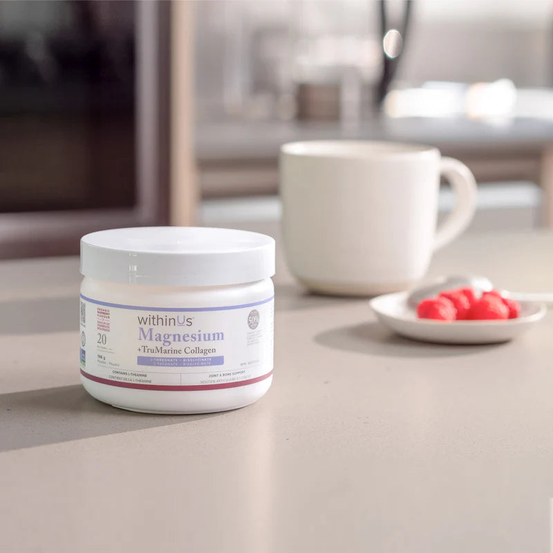 Magnesium L-Threonate + TruMarine® Collagen Jar - RASPBERRY
