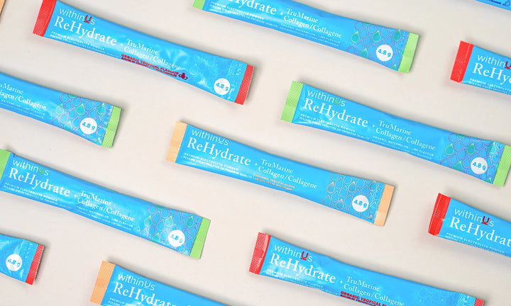 ReHydrate + TruMarine® Collagen Sticks - DRAGONFRUIT MANGO MANDARIN