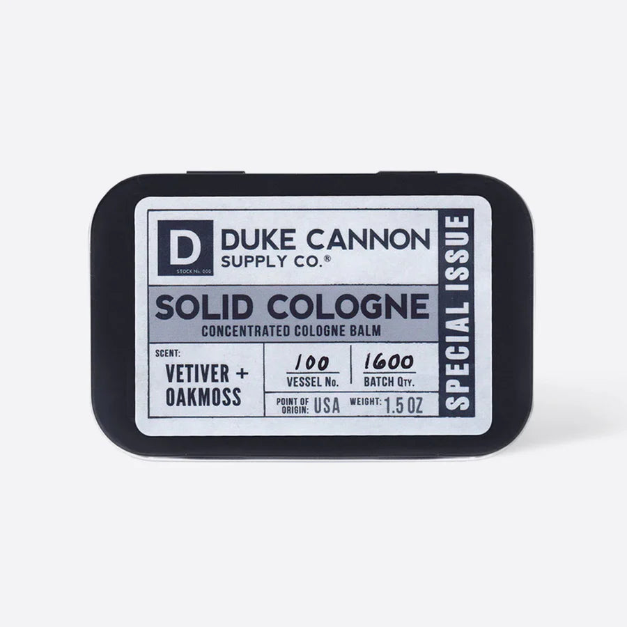 Solid Cologne - Vetiver + Oakmoss