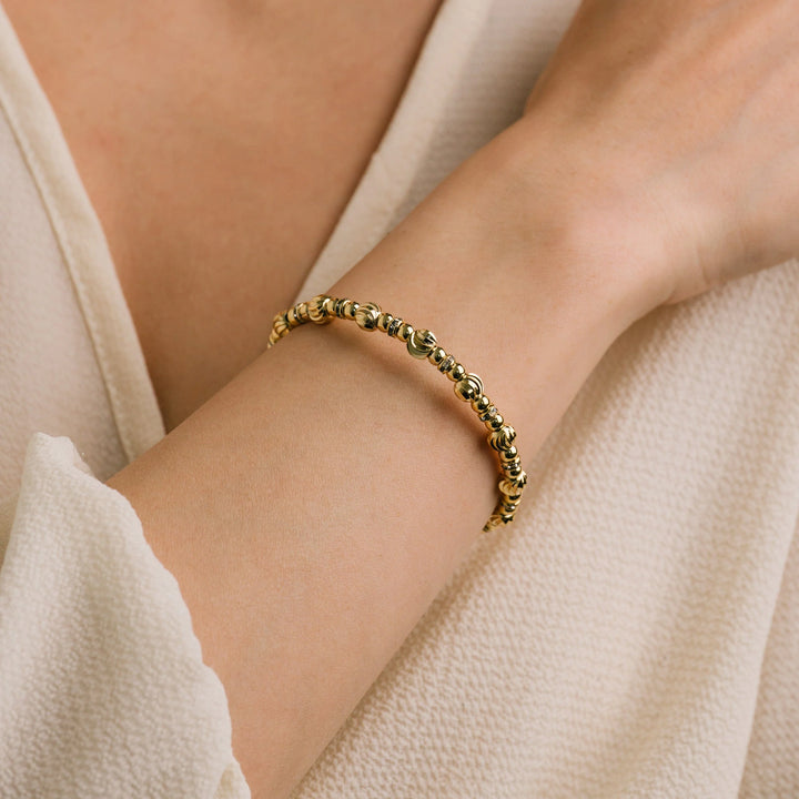 Solana Flex Gold Bangle