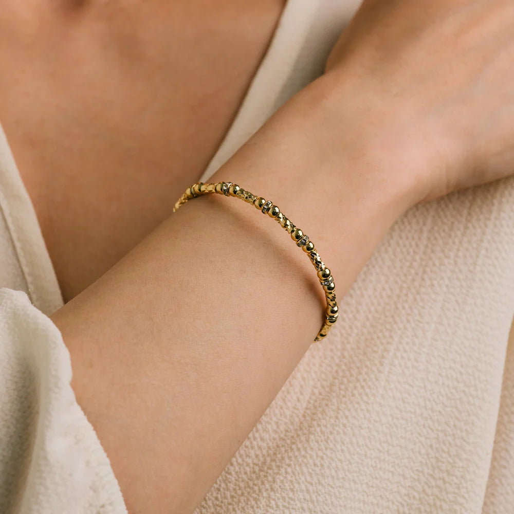 Mini Solana Flex Gold Bangle