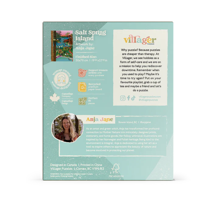 Salt Spring Island Swim- 500 Piece Puzzle