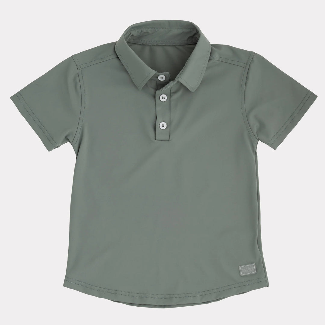 Boys Athletic Polo- Fern