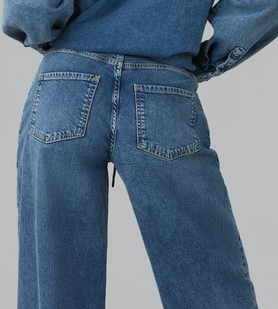 Remy Wide Leg Trouser- Heritage Indigo