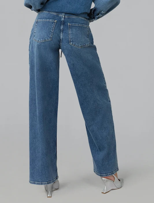 Remy Wide Leg Trouser- Heritage Indigo