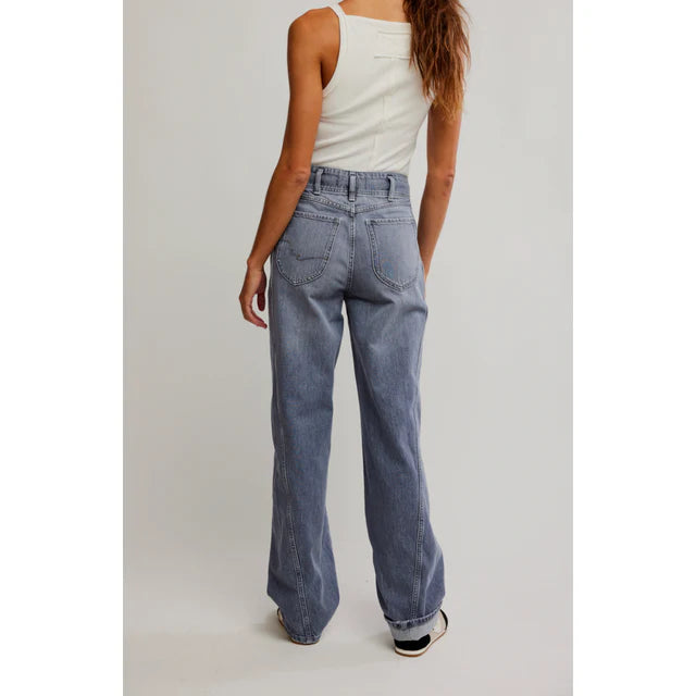 We The Free Aster Straight Denim - Slate