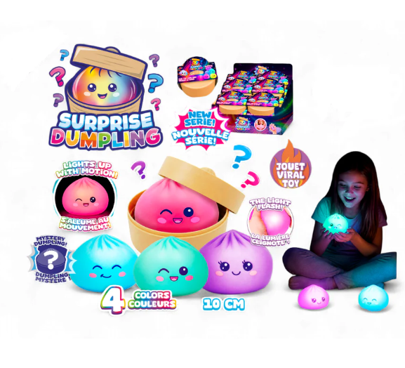 Mystery Squishy Dumpling- LED Light