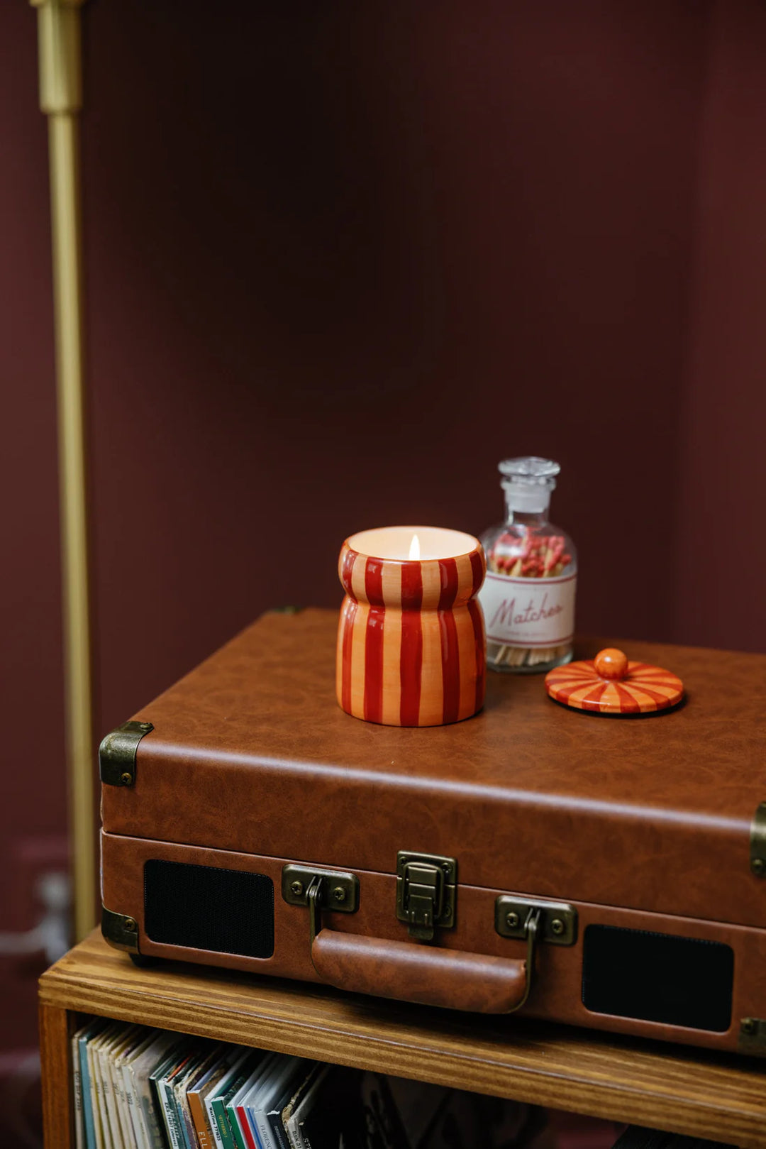 Spiced Apple - Cabana Red & Coral Candle 6.5 oz
