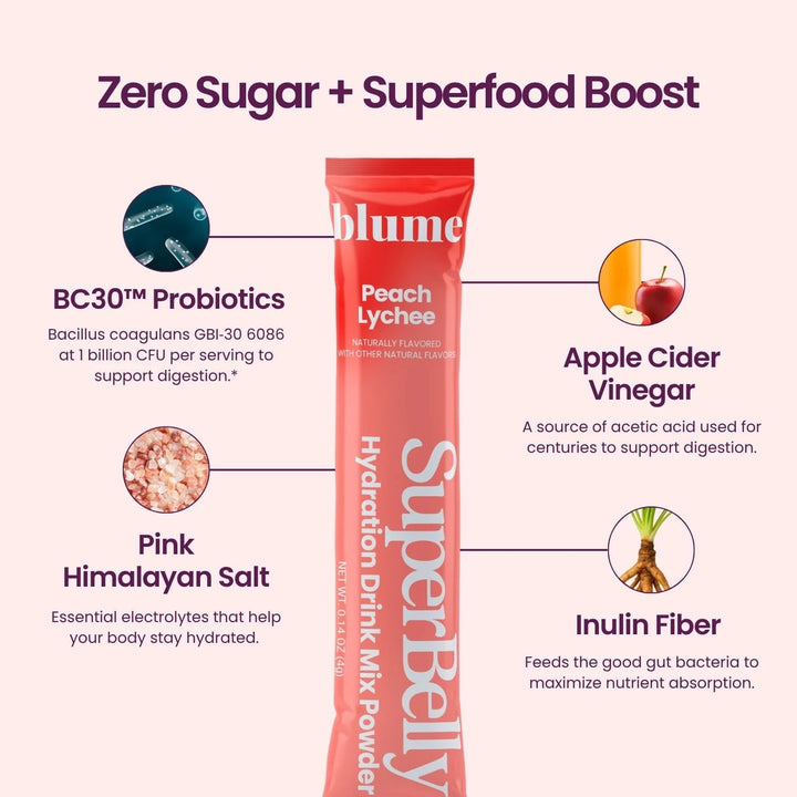 Blume Super Belly - Peach Lychee