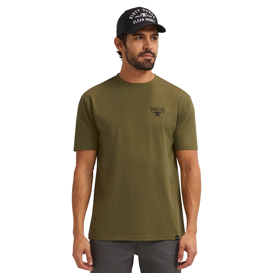 Pay Me T-Shirt - Military Green