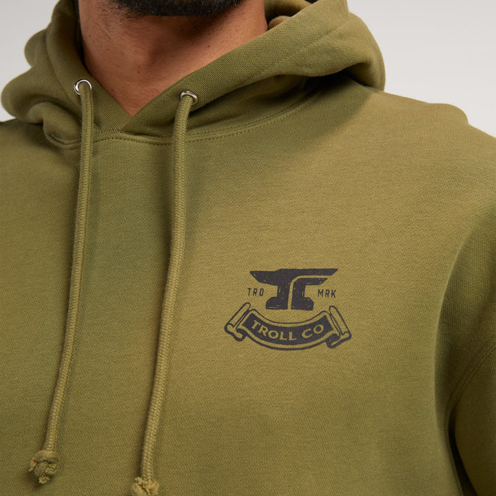 DHCM Haggler Hoodie - Military Green