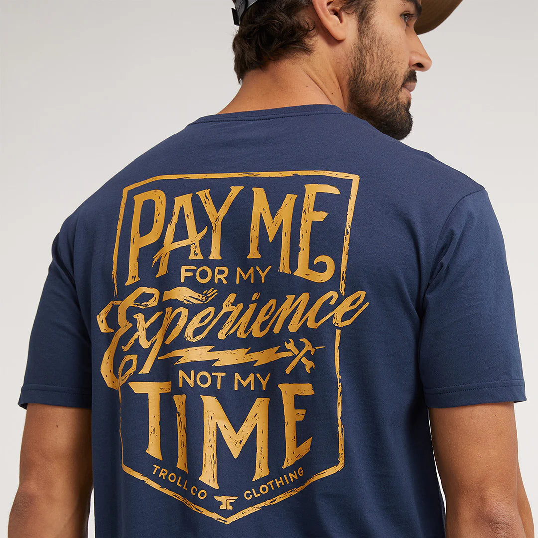 Pay Me For My Experience T-Shirt - Navy