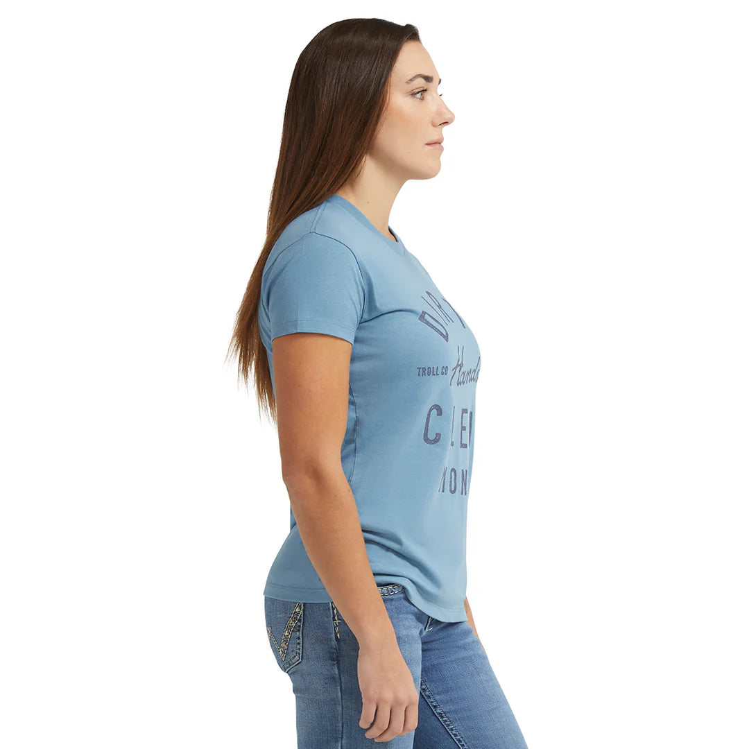 DHCM Juno Women's Tee - Slate Blue