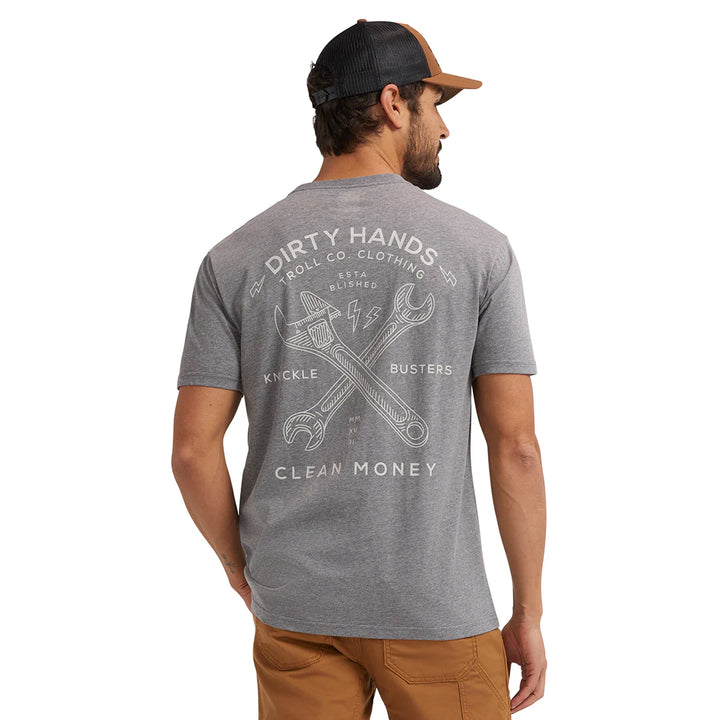 Twisting Wrenches T-shirt- Charcoal Heather