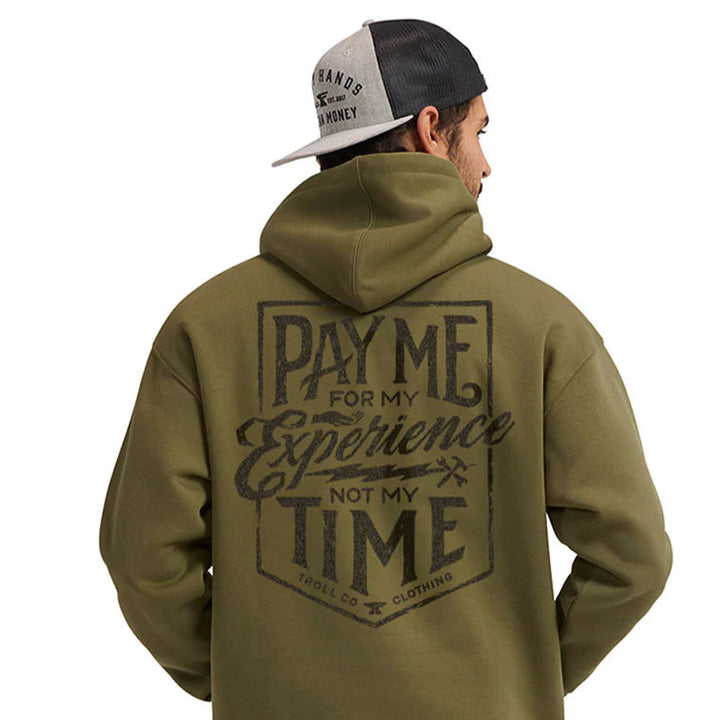 Pay Me Hoodie - Military Green