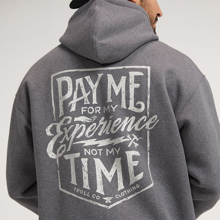 Pay Me Hoodie - Charcoal Grey