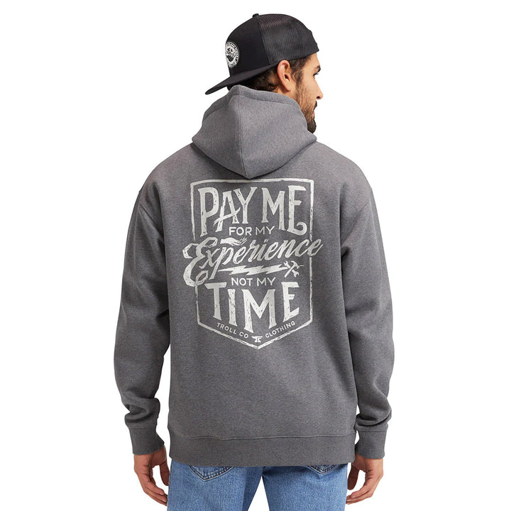 Pay Me Hoodie - Charcoal Grey