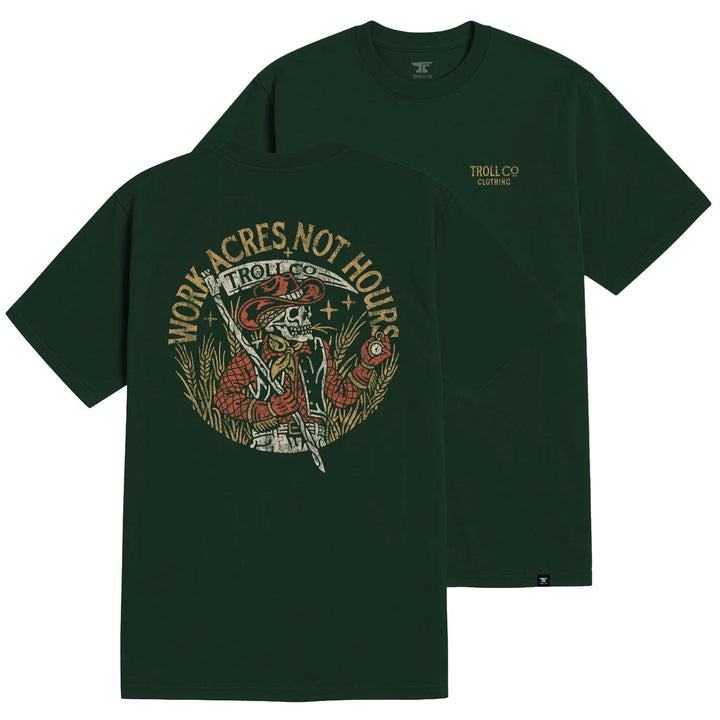 Work Acres Tee- Pine