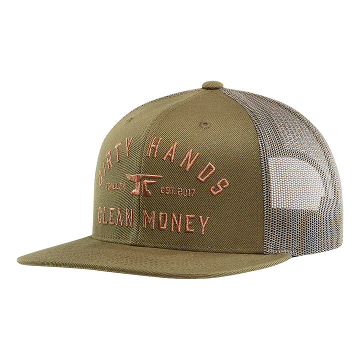 DHCM Classic Trucker Hat- Military Green