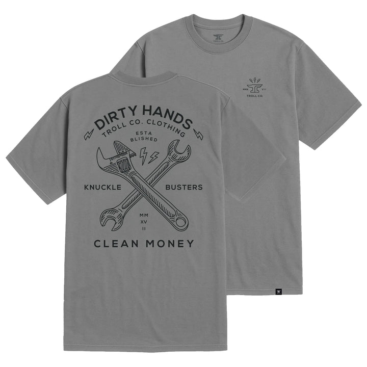 Men's Twisting Wrenches T-Shirt- Putty