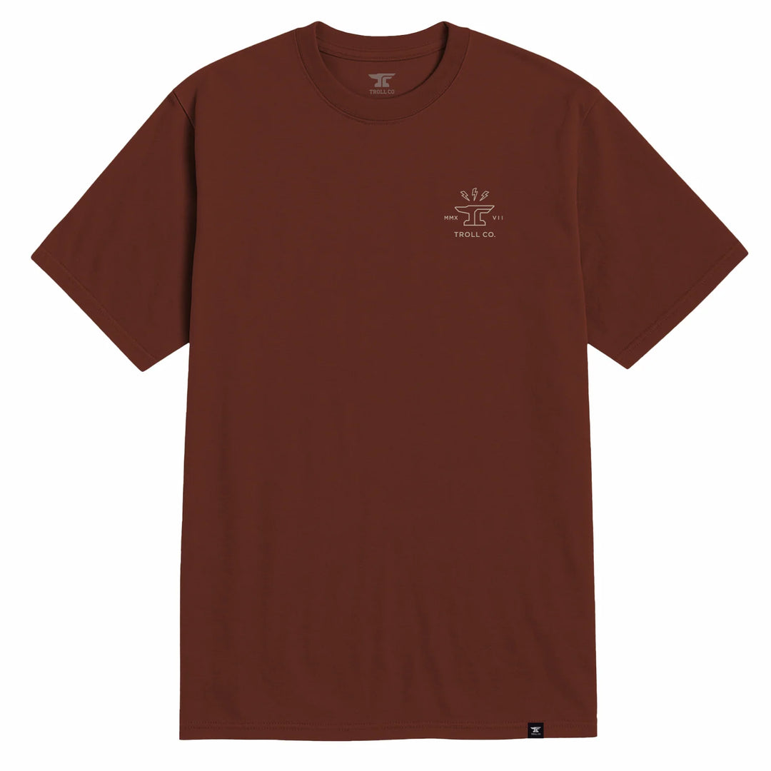 Men's Twisting Wrenches T-Shirt- Red Clay