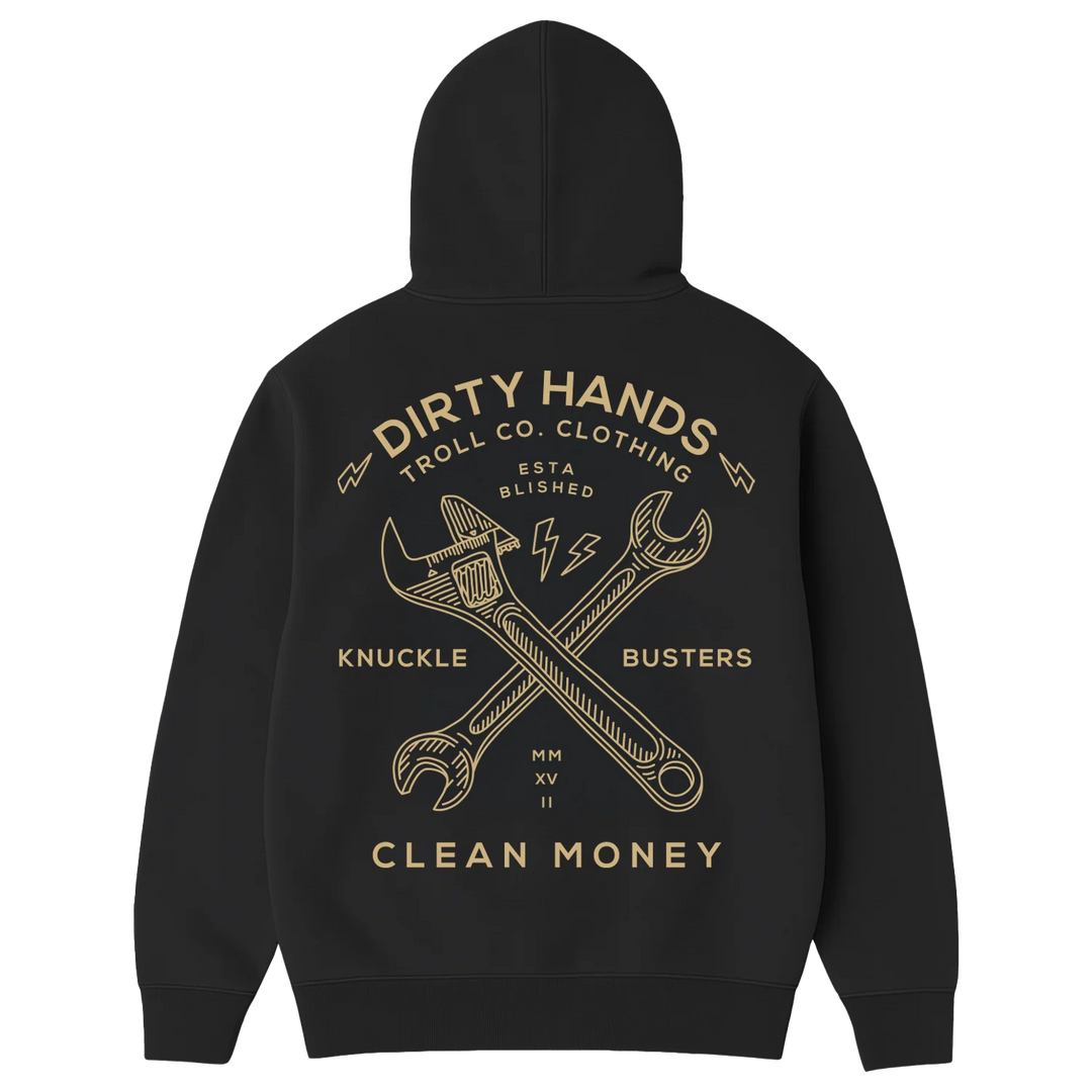 Men's DHCM Twisting Wrenches Hoodie- Tar