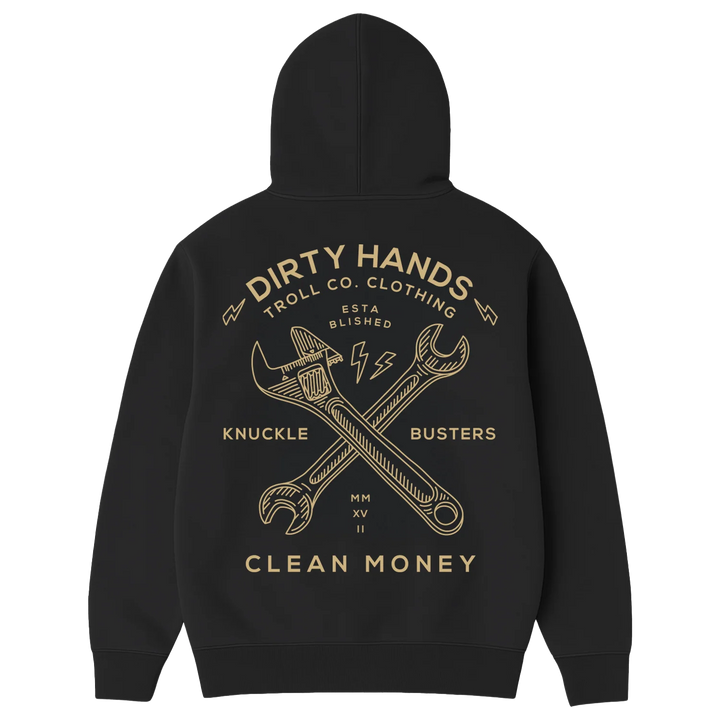 Men's DHCM Twisting Wrenches Hoodie- Tar