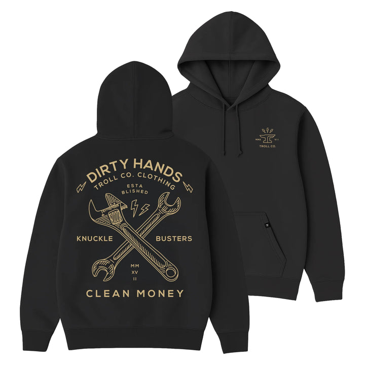 Men's DHCM Twisting Wrenches Hoodie- Tar
