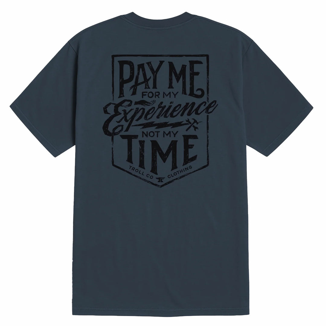 Men's Pay Me T-Shirt- Steel