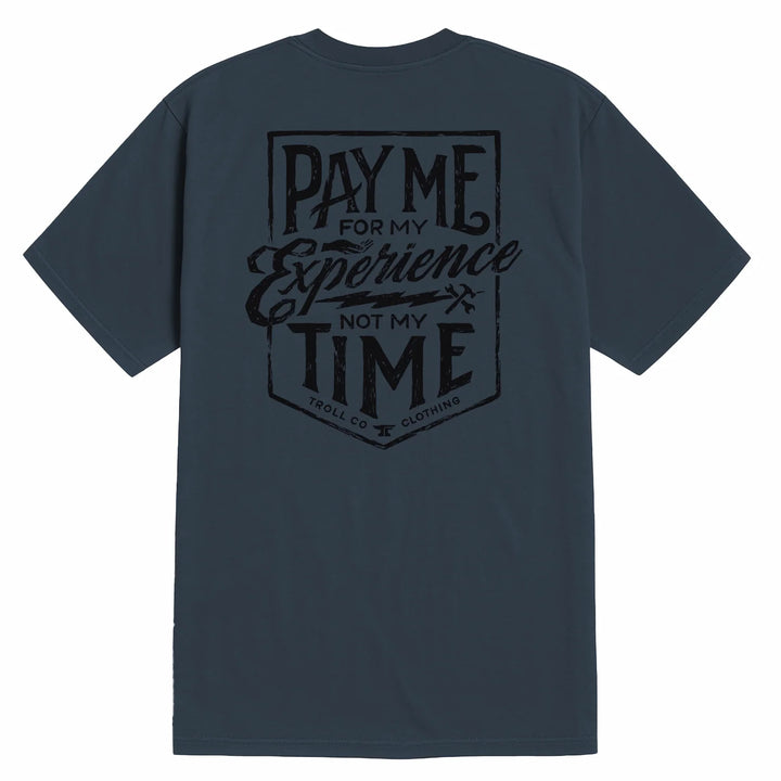 Men's Pay Me T-Shirt- Steel