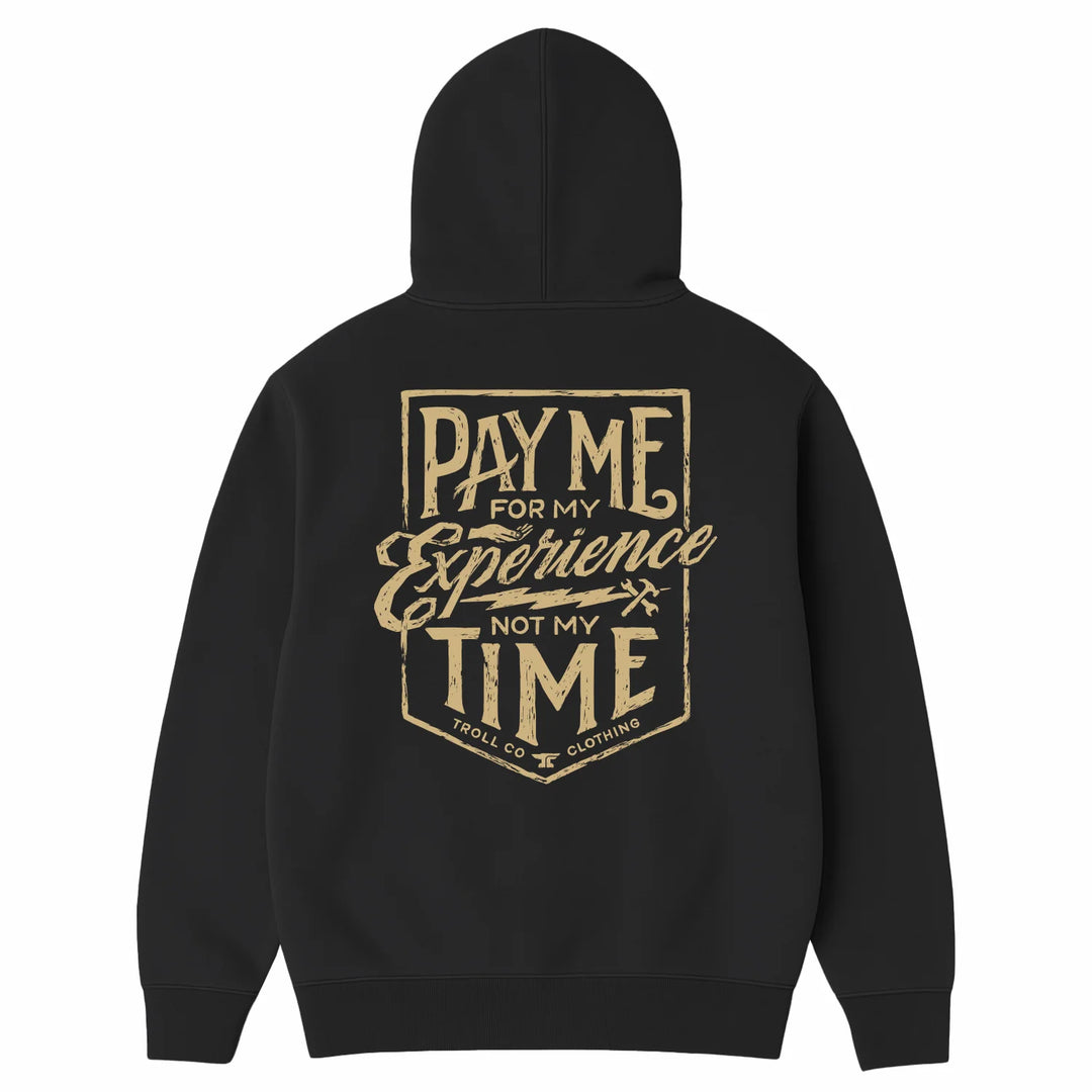 Men's Pay Me Hoodie- Tar