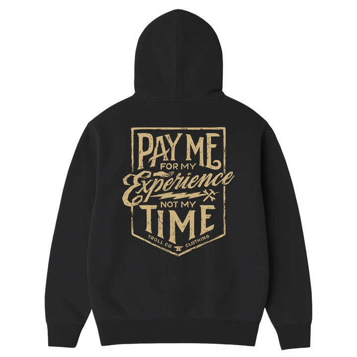 Men's Pay Me Hoodie- Tar