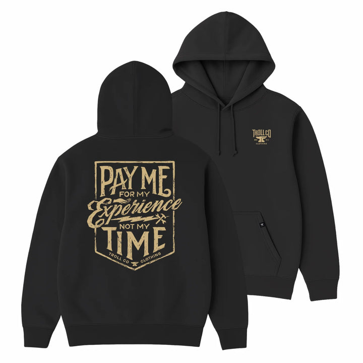 Men's Pay Me Hoodie- Tar