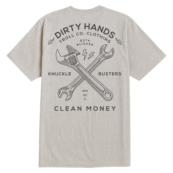 Men's DHCM Twisting Wrenches T-Shirt- Sand Heather