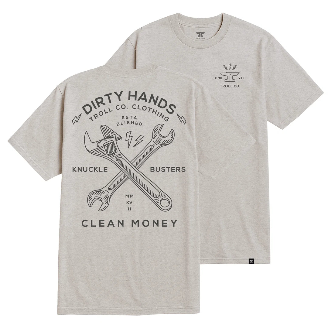 Men's DHCM Twisting Wrenches T-Shirt- Sand Heather