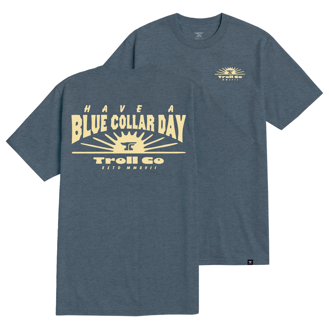 Men's Blue Collar Sun T-Shirt