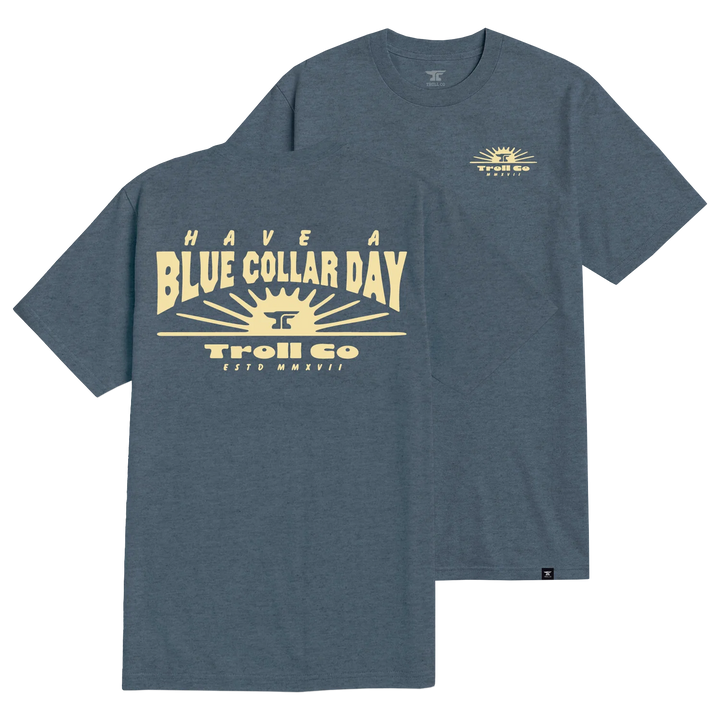 Men's Blue Collar Sun T-Shirt