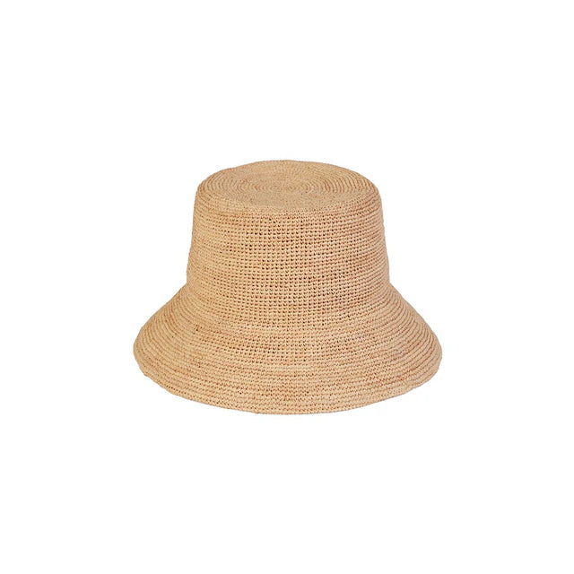 Inca Straw Bucket Hat- Natural