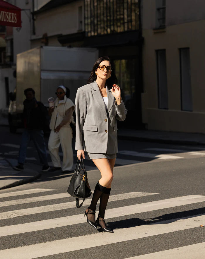Pinstripe Blazer