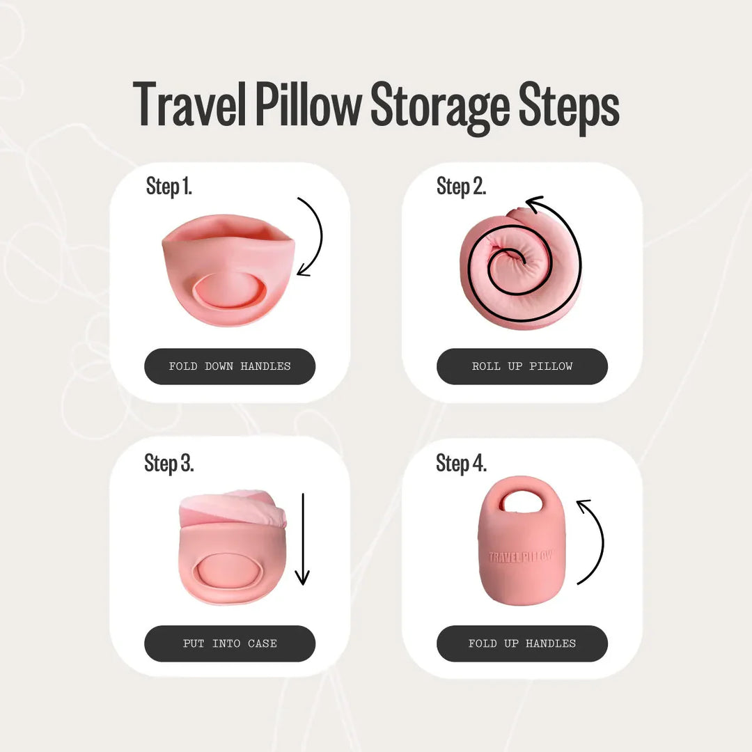 Travel Pillow - Pink