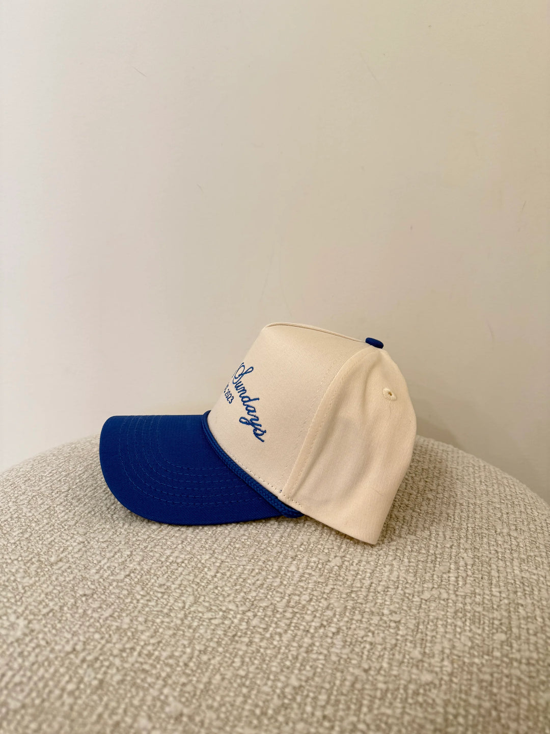 Trucker Hat- Blue/White