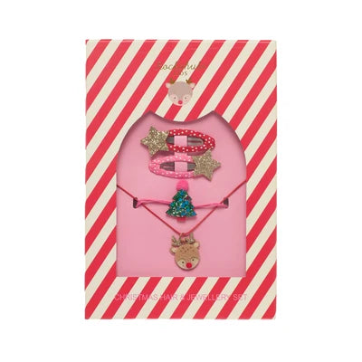 Christmas Hair & Jewelry Set